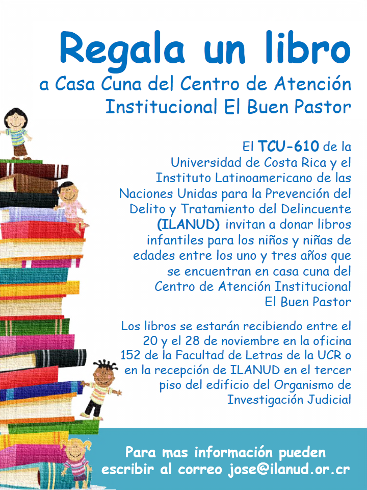 Regala un libro a la casa cuna del centro de atención institucional El Buen Pastor