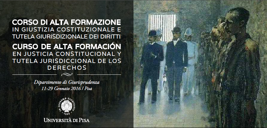 Curso de alta formación de la justicia constitucional y la tutela jurisdiccional del derecho