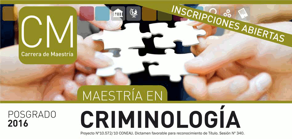 Maestría en Criminología de la Universidad Nacional del Litoral