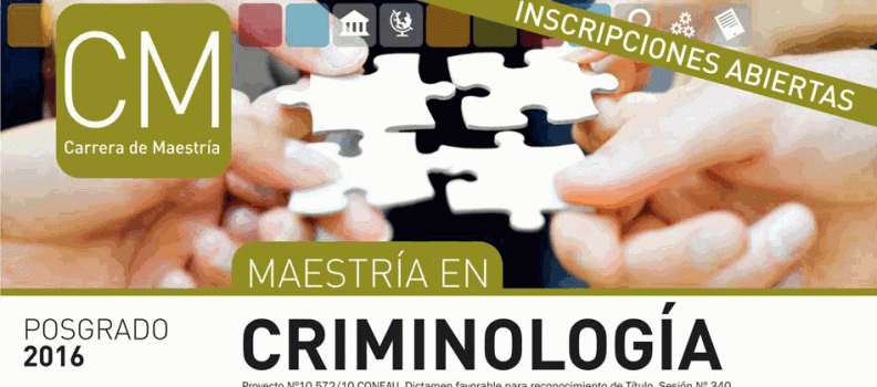 Maestría en Criminología de la Universidad Nacional del Litoral