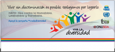 Campaña “Viva la diversidad” ONUSIDA/Defensoría